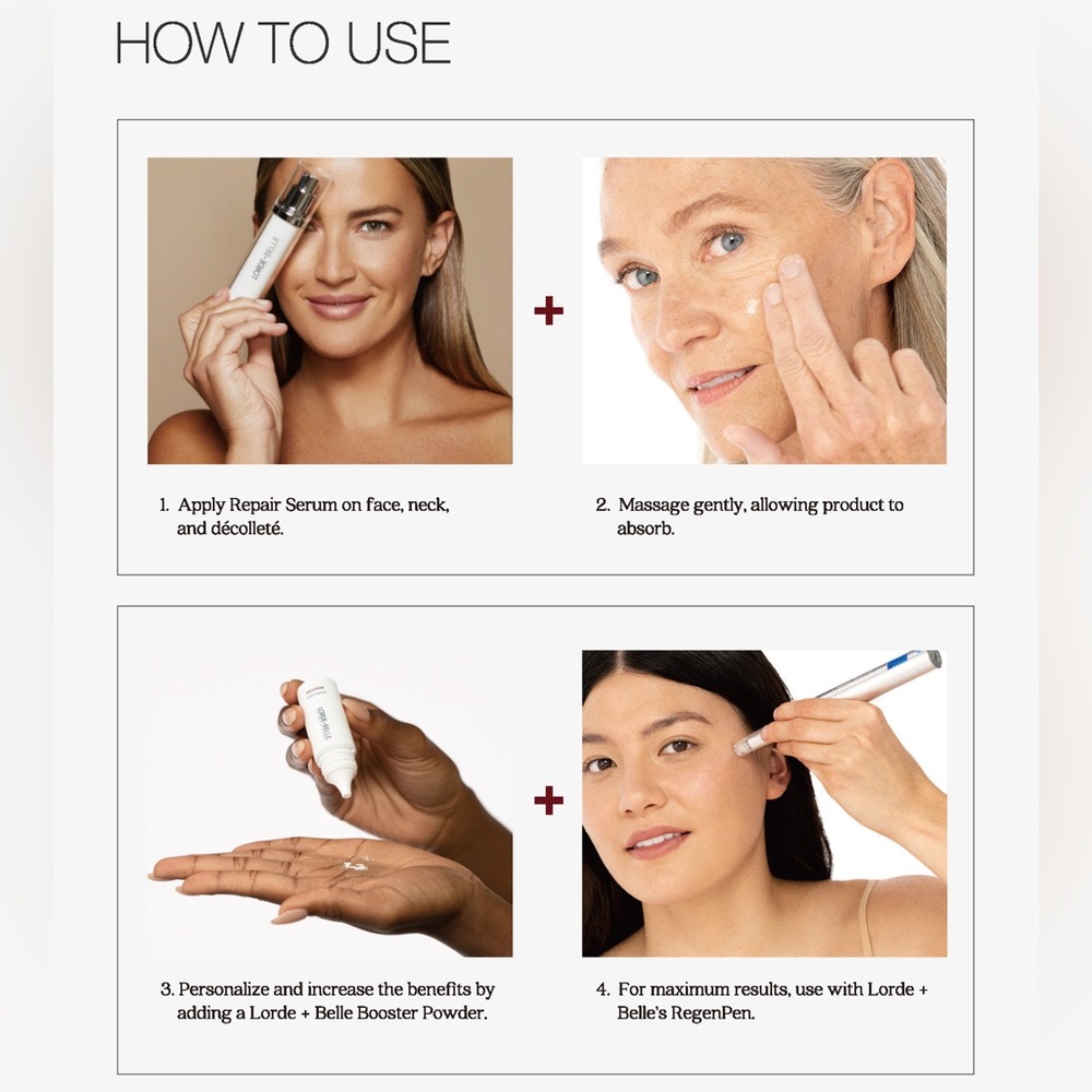 NIB Lorde + Belle REPAIR SERUM with Probiotic for Anti-Aging - MSRP $129 - Picture 13 of 16